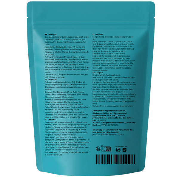 Zinc Bisglycinate 15mg