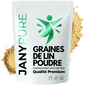Poudre de Lin Doré Déshuilée |  33% Protéines Végétales &  40% Fibres | Farine Low-Carb  Keto Sans Gluten | Riche en Oméga-3 & Lignanes | Transit Intestinal, Satiété, Santé  Hormonale | Substitut d'Oeuf Vegan