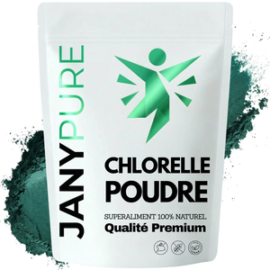 Chlorelle Poudre Pure | Chlorella Détox Métaux Lourds, Chlorophylle | Superaliment 60% Protéines, Fer, Vitamines | Soutien Immunité, Énergie, Digestion | Paroi Cellulaire Éclatée | Vulgaris
