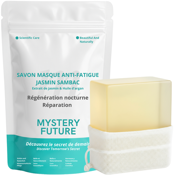 Savon Jasmin 140g | Nettoyant Floral Délicat & Éclat Naturel | Visage & Corps | Soin Quotidien Parfum Envoûtant
