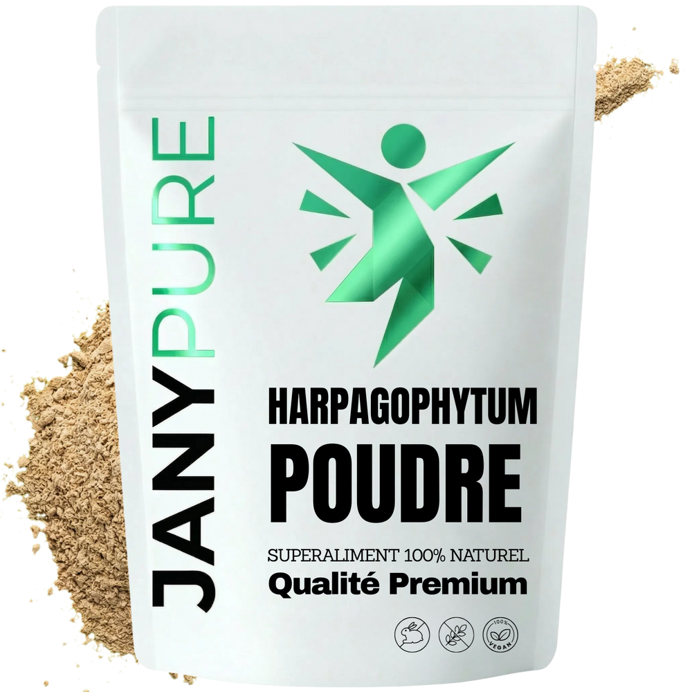 Harpagophytum Poudre Griffe du Diable | Articulations Mobilité Confort Articulaire | Anti- Inflammatoire Naturel Douleurs Musculaires | Souplesse Bien-être | Sachet Refermable