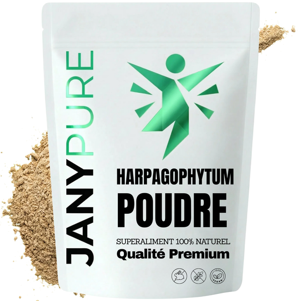 Harpagophytum Poudre Griffe du Diable | Articulations Mobilité Confort Articulaire | Anti- Inflammatoire Naturel Douleurs Musculaires | Souplesse Bien-être | Sachet Refermable