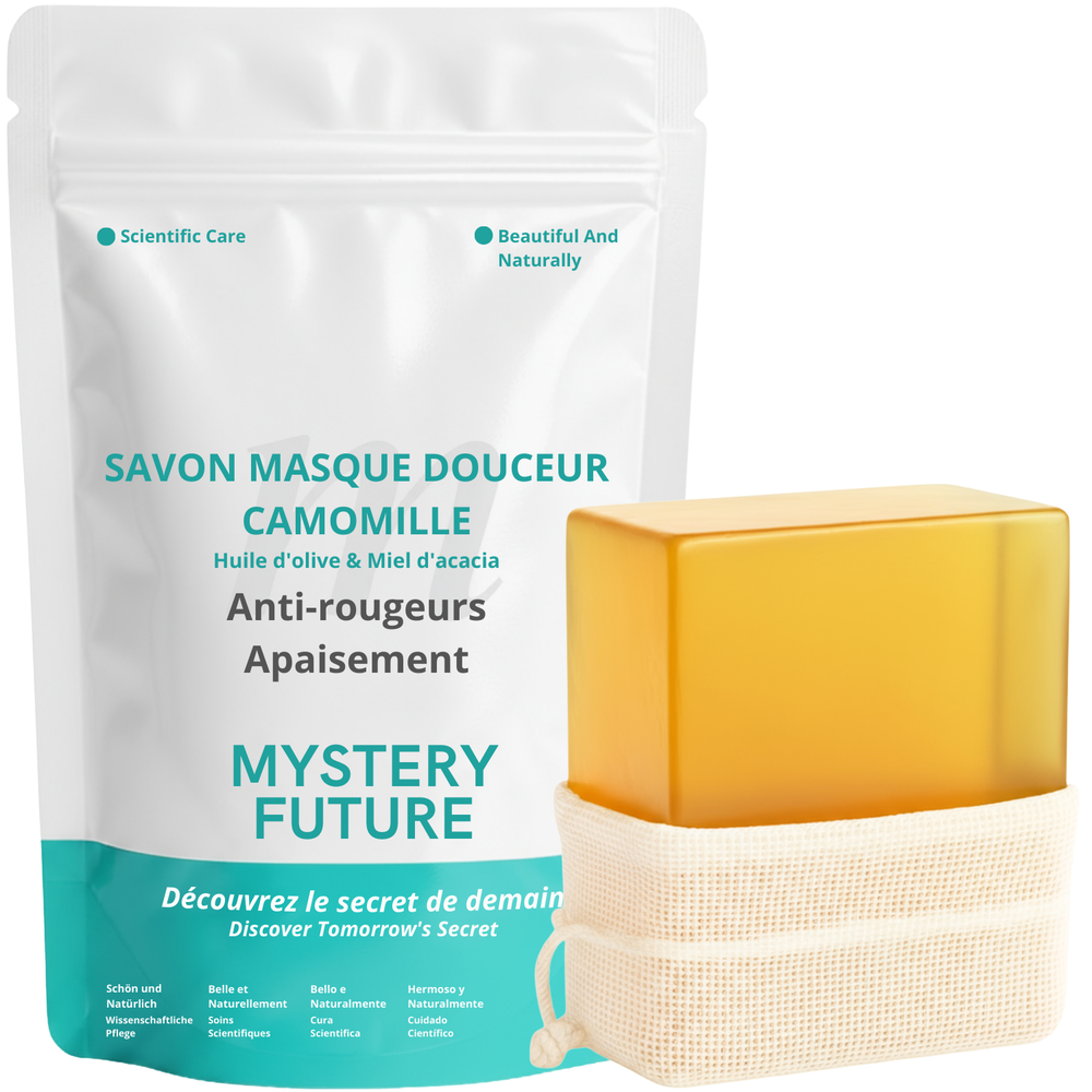 Savon Camomille 140g | Nettoyant Doux & Apaisant | Soin Confort Peaux Sensibles | Visage & Corps | Usage Quotidien
