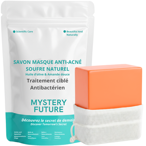 Savon au Soufre | Purifiant & Régulateur de Sébum | Anti-Imperfections Visage & Corps | Peaux Grasses Acnéiques | Nettoyant Clarifiant Profond | 100% Naturel