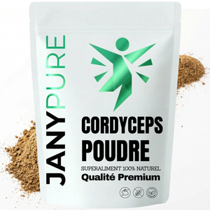 Cordyceps Poudre Pure Champignon Médicinal | Énergie Endurance Performance Physique | Adaptogène Anti-Stress Vitalité | Immunité Défenses Naturelles | Sachet Refermable