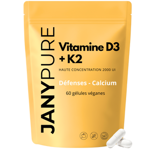 Vitamine D3 + K2 Haute Dose 2000UI