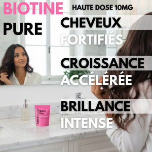 Pack Cheveux Brillants | Biotine + Levure de Bière