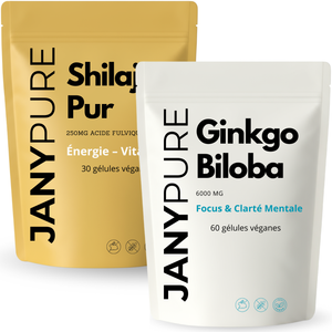 Pack Énergie Mentale | Shilajit + Ginkgo