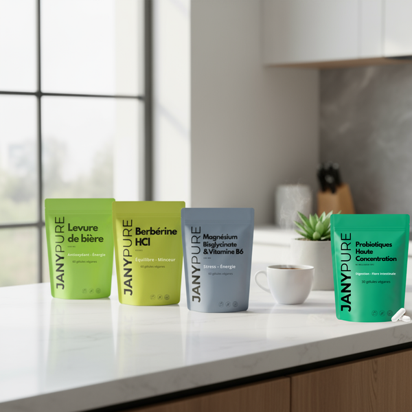 Formule Métabolisme Optimal | Berbérine + Probiotiques + Levure + Magnésium