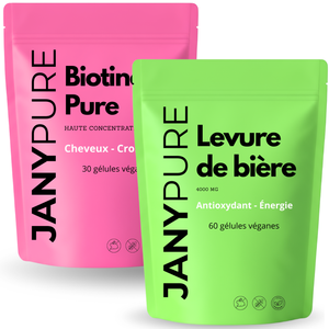 Pack Cheveux Brillants | Biotine + Levure de Bière