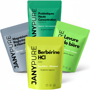 Formule Métabolisme Optimal | Berbérine + Probiotiques + Levure + Magnésium