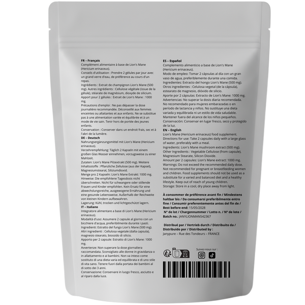 Lion's Mane 1000mg