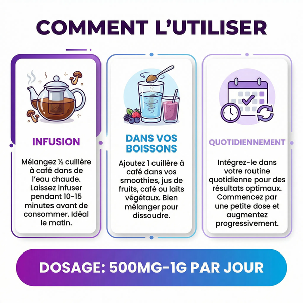 Cordyceps Poudre Pure Champignon Médicinal | Énergie Endurance Performance Physique | Adaptogène Anti-Stress Vitalité | Immunité Défenses Naturelles | Sachet Refermable