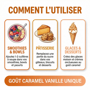 Poudre Lucuma Pure Pérou Superfruit Incas | Édulcorant Naturel Alternative Sucre Faible IG Glycémie | Goût Caramel Vanille Sirop Érable | Antioxydant Fibres Vitamines | Pâtisserie Smoothies Desserts