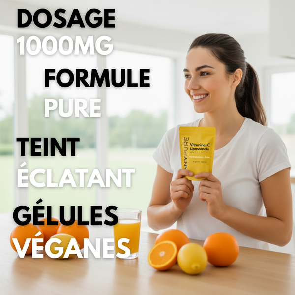 Formule Premium Anti-Âge | Collagène + CoQ10 + Vitamine C + Acide Hyaluronique