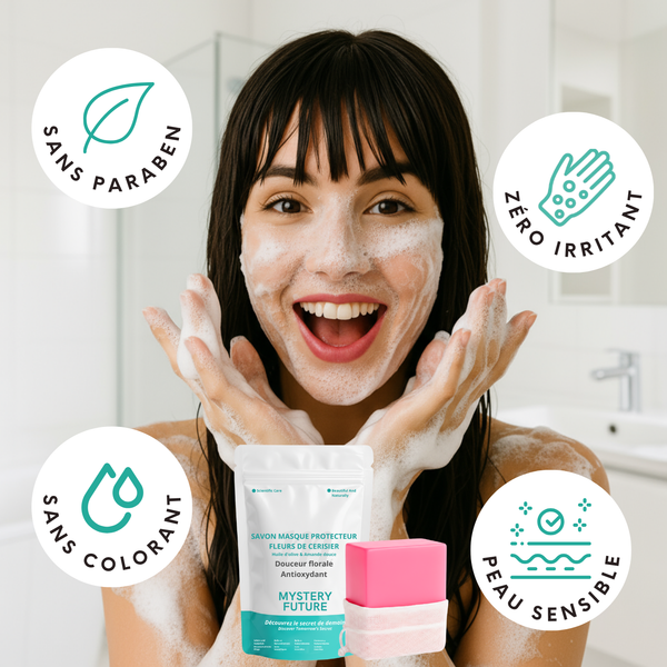Savon Fleurs de Cerisier | Antioxydant Délicat Anti-Âge