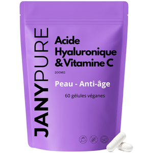 Acide Hyaluronique 400MG & Vitamine C 200MG - Cure 1 Mois